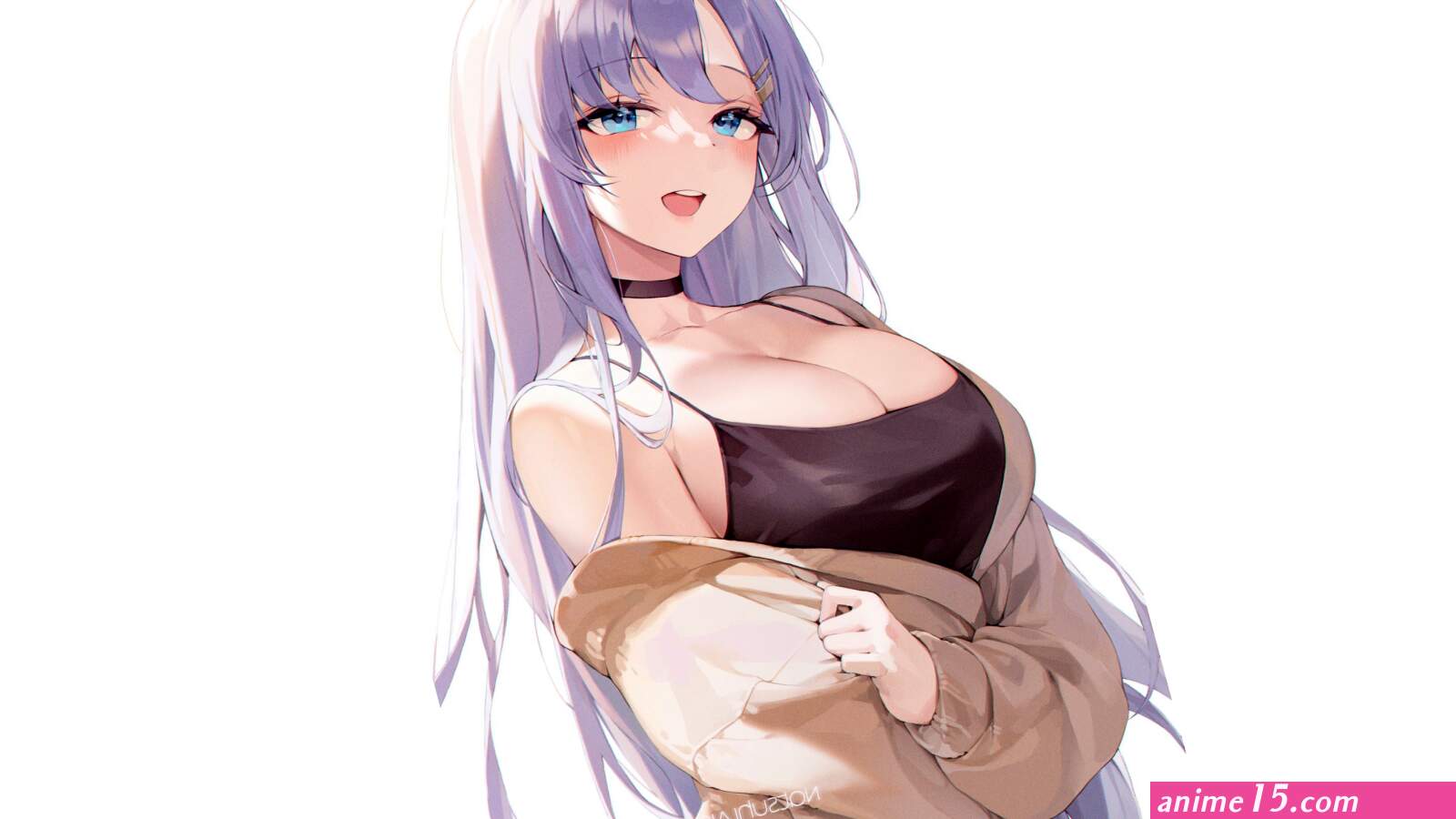 girl sexy Boobs anime pretty breasts cute spag top 3840x2160