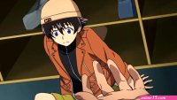 Pantsed anime girl