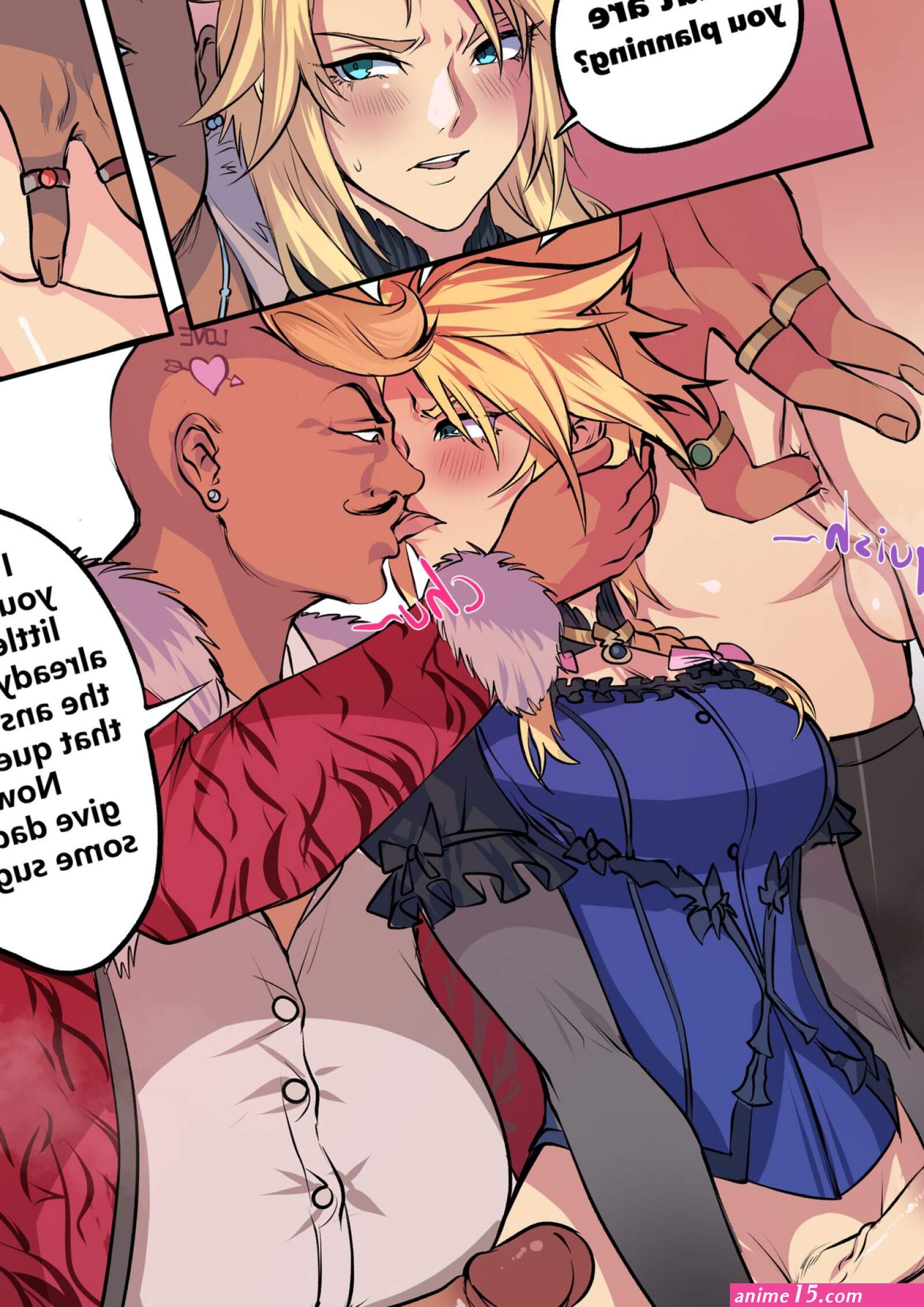 Cloud Strife Crossdressing Porn comic porn