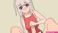 Anime farting handjob