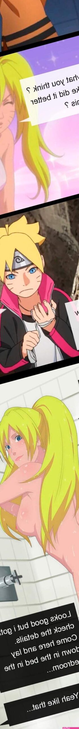 Naruto teaches Boruto the jutsu sexy
