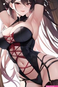 Fille danime nue