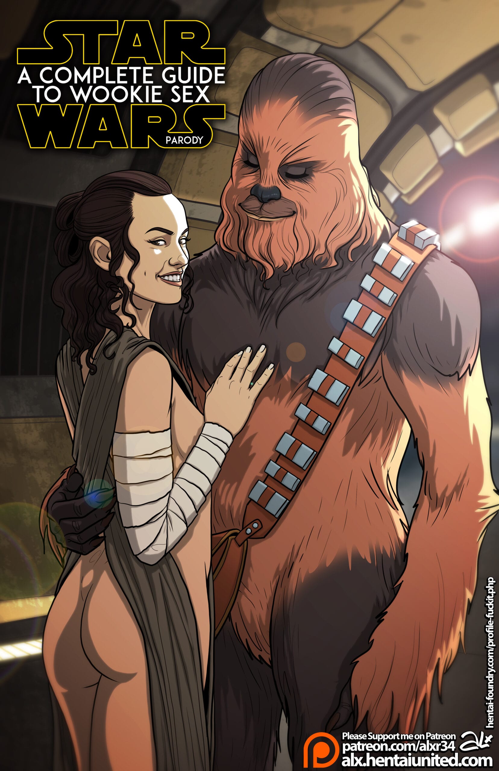 Porn comic Star Wars Parody A Complete Guide To Wookie Sex PornKomix