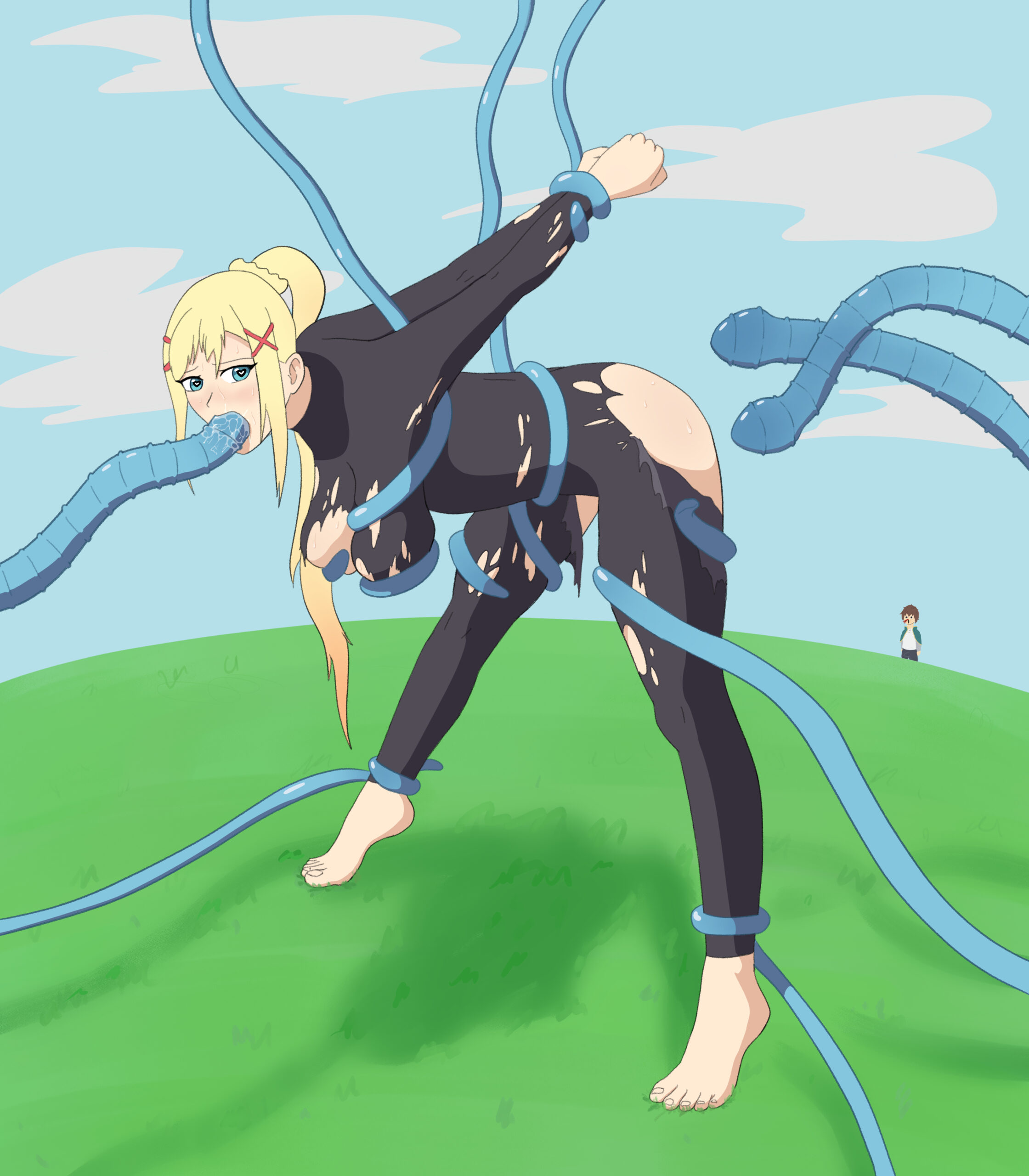 Darkness x tentacles by Zephyrains on Newgrounds