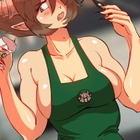 Boobs milk anime