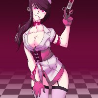 Suid-Art X: sexy nurse anime sexynurse digitalart pastelgore ecchi oppai suidart