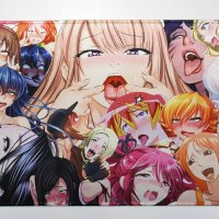 Hentai Ahego Mouse Pad 12x10 Inches Anime Sexy Gaming Anime Cartoon Mousepad :.au: Computers