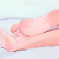 feet women foot sole anime girls closeup simple background foot fetishism