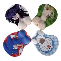 Fabriek Promotionele Oem 3D Anime Ass Butts Gel Wrist Rest Mouse Pad