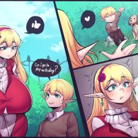 Elf Mom 2 hentai manga for free