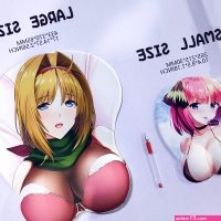 Ergonomic Anime Boob Mouse Pad with Wrist Rest Support