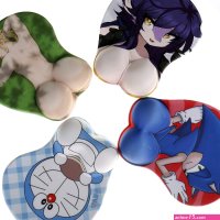 Factory Promotional OEM 3D Anime Ass Butts Gel Wrist Rest Mouse Pad