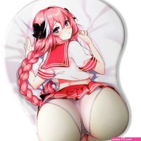 CAOFATM FateGrand Order Astolfo Anime Sexy Girl 3D Fessiers Tapis de souris de jeu avec repose-poignets en gel de silicone Astolfo a : Amazon.fr: Informatique