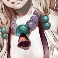 monster girl demoness huge breasts long hair cleavage Kimetsu no Yaiba anime girls oni girl 2D Mother Spider Demon Kimetsu no Yaiba